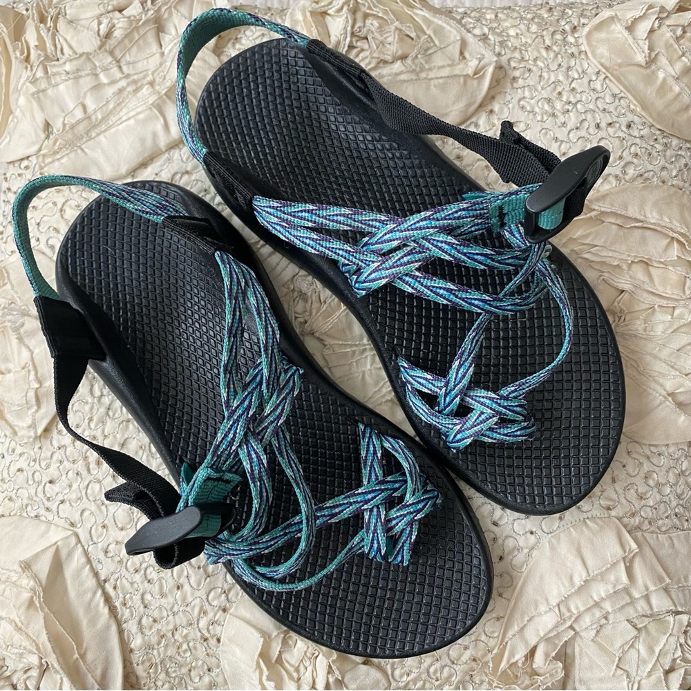 Chaco Women’s Summer Multicolored Braided Active Hiking Camping Sandals Size 7 - Picture 3 of 14